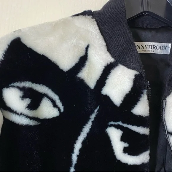 vtg Donnybrook Faces Fur Bomber Jacket - Picture 5 of 13